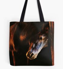 Sunset in the stables Tote Bag