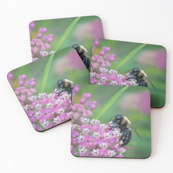 Item preview, Big Bee on Milkweed Flowers designed and sold by dlamb.