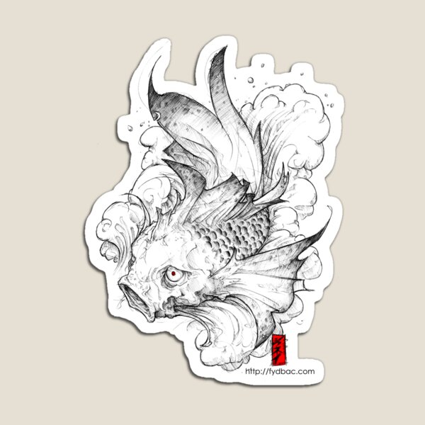 Koi | clear Magnet