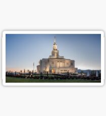 Payson, Utah, LDS Temple Pano Sticker
