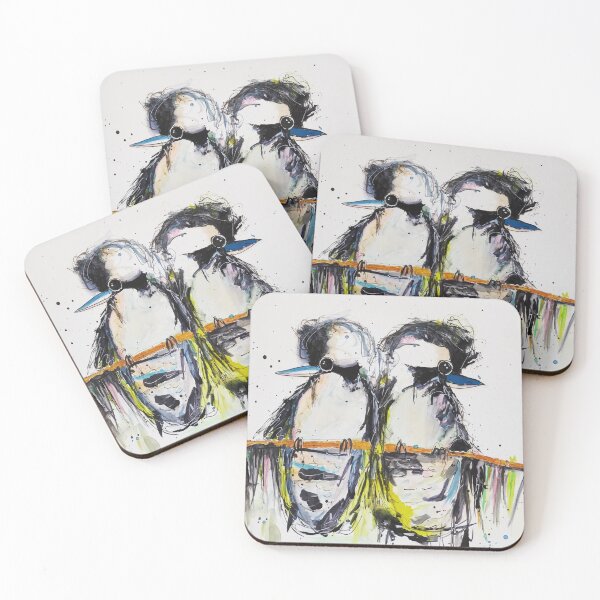Item preview, Two laughing Kookaburras designed and sold by Peta Wakeham.