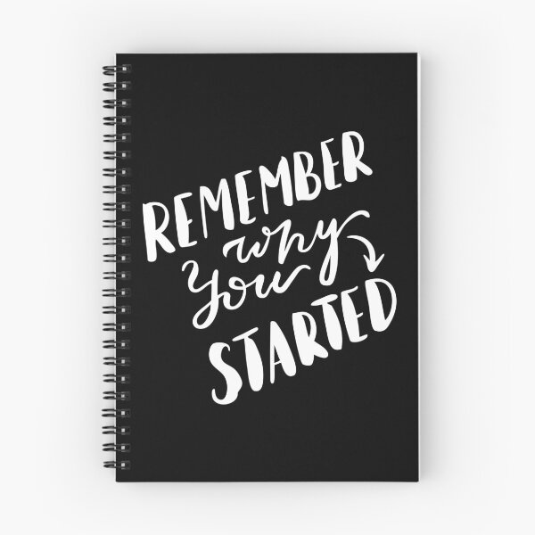 Item preview, Copy of Remember why you started designed and sold by Kerry Pritchard.