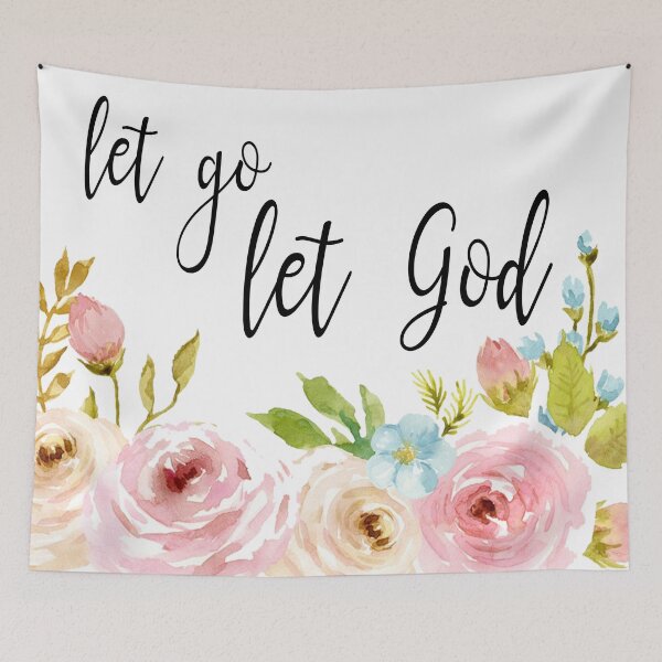Item preview, Let Go, Let God Floral designed and sold by clevelanna.