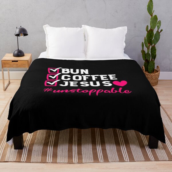 Item preview, Christian Jesus Bun Coffee Jesus Quote Heart Fatih Cute Pink designed and sold by CreatedByHeidi.