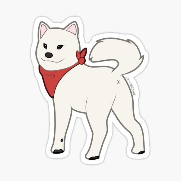 Kishu Ken Sticker