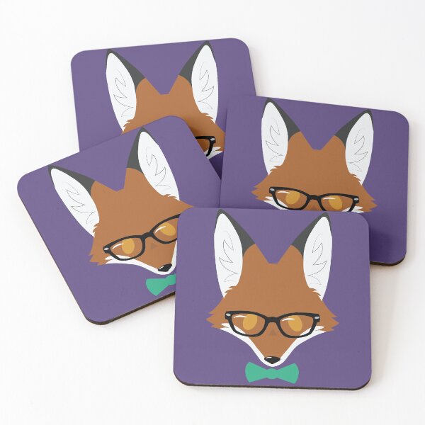 Item preview, Simple fox - Nerdy designed and sold by storm-fox-art.