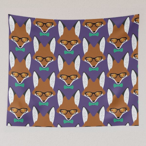 Item preview, Simple fox - Nerdy designed and sold by storm-fox-art.