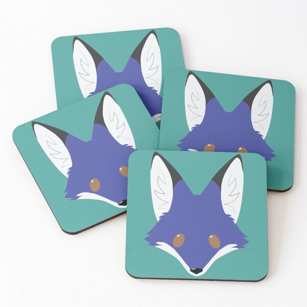 Item preview, Simple Fox - Blue fox designed and sold by storm-fox-art.