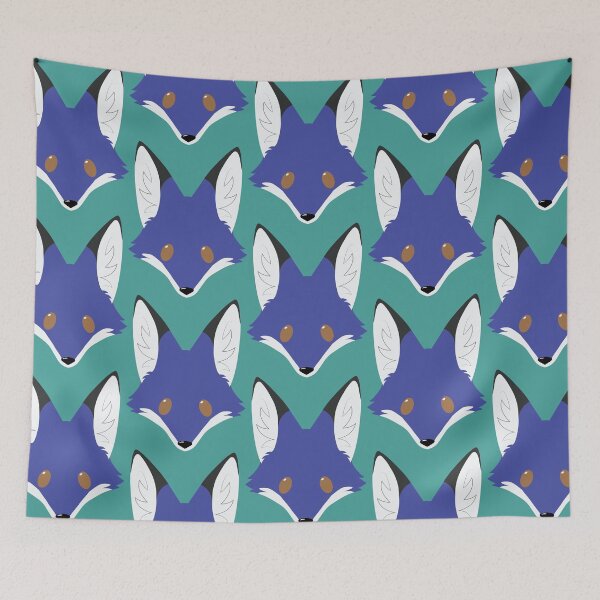 Item preview, Simple Fox - Blue fox designed and sold by storm-fox-art.