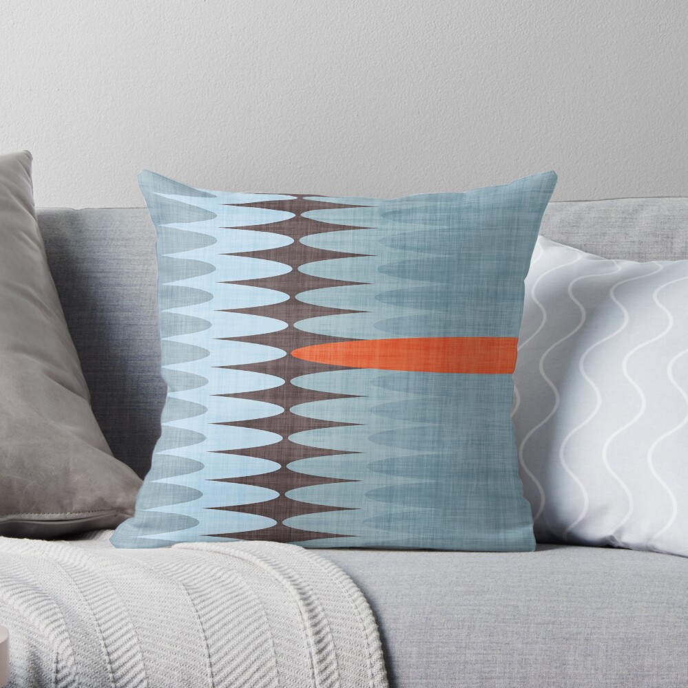 MCM Scarlet Throw Pillow