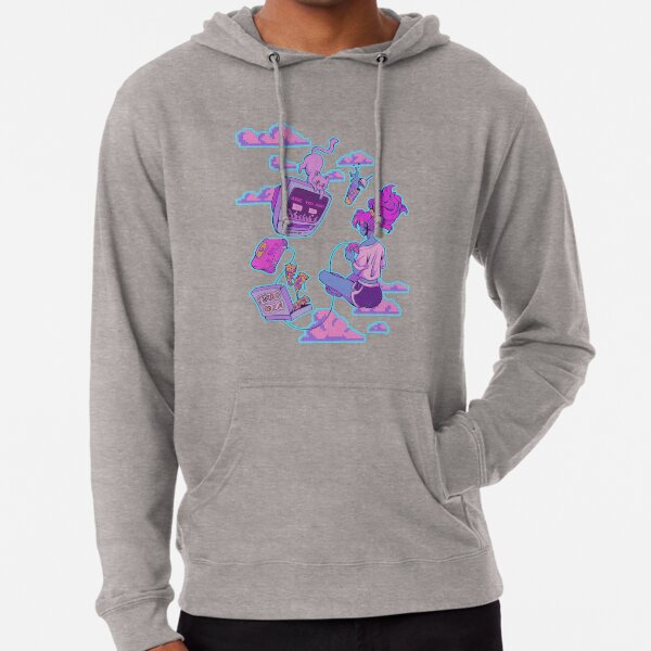 N64 vaporwave hoodie clearance