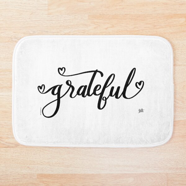 Item preview, Grateful Thankful Blessed Gratitude Loving Hearts Thanksgiving Design designed and sold by DoubleBrush.