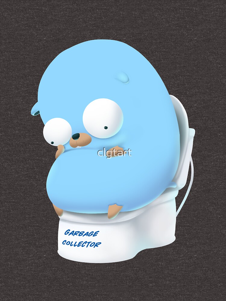 "Golang Gopher Go Thinking" T-shirt for Sale by clgtart | Redbubble ...
