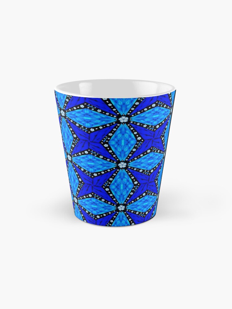 Alternate view of Onyx Beams of Flowers and Gems Mug