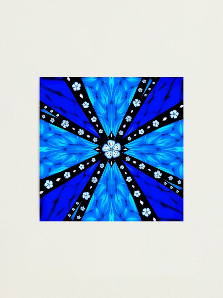 Alternate view of Onyx Beams of Flowers and Gems Photographic Print