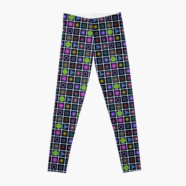Beautiful colorful geometric shapes Leggings