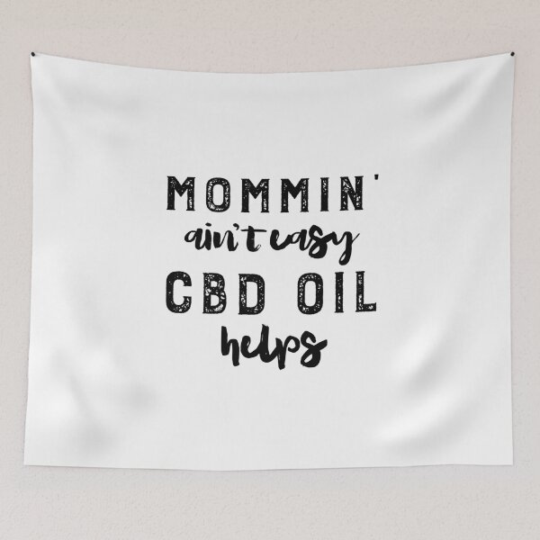 Item preview, Mommin' Ain't Easy CBD Oil Helps designed and sold by Katey1285.