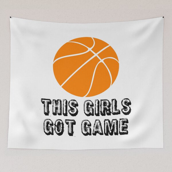 Item preview, This Girls Got Game - Basketball designed and sold by StickersStore.