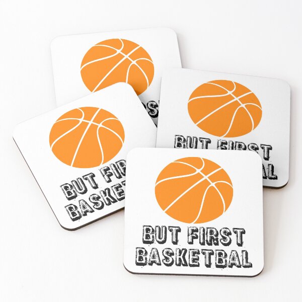 Item preview, But First Basketball - Basketball Sticker designed and sold by StickersStore.