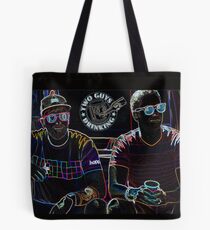 Two Guys in Crazy Neon Tote Bag