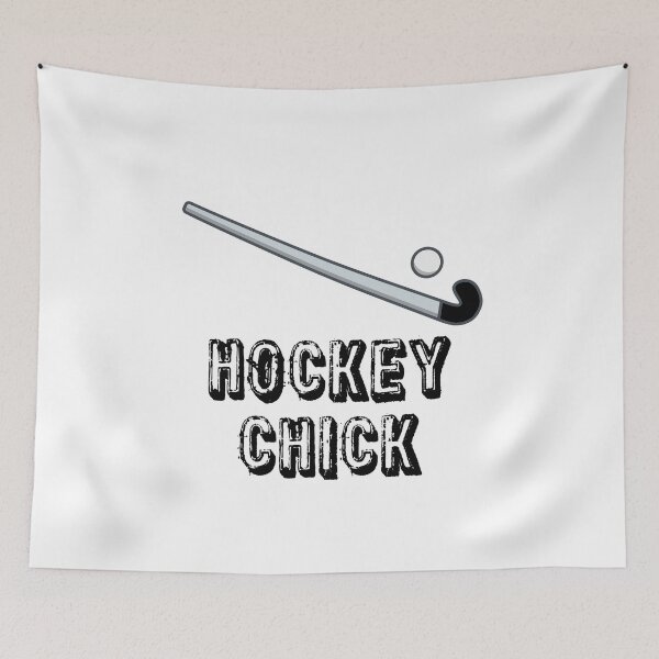 Item preview, Hockey Chick - Field Hockey Sticker designed and sold by StickersStore.