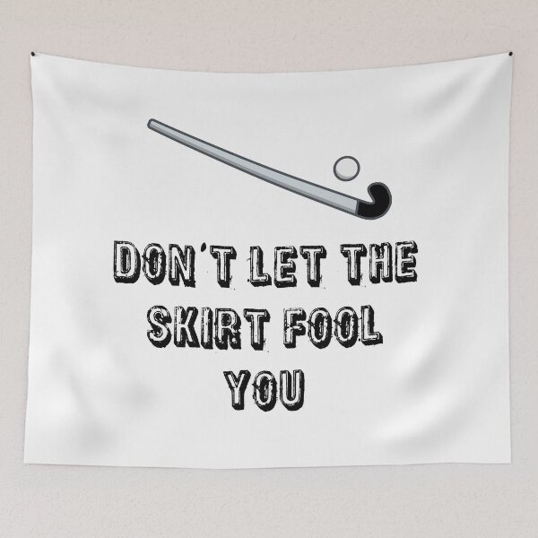 Item preview, Don't Let The Skirt Fool You - Field Hockey Sticker designed and sold by StickersStore.