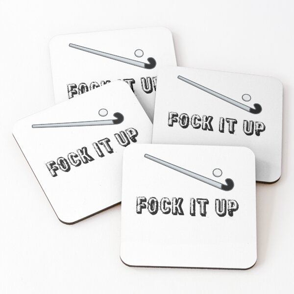 Item preview, Fock It Up - Field Hockey designed and sold by StickersStore.