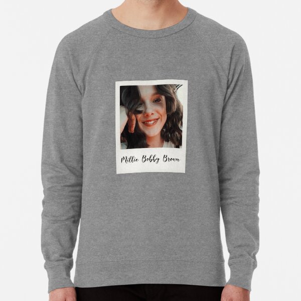 polaroïd brun millie bobby Sweatshirt léger
