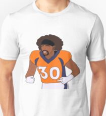 PHILLIP LINDSAY #30 DENVER BRONCOS Slim Fit T-Shirt