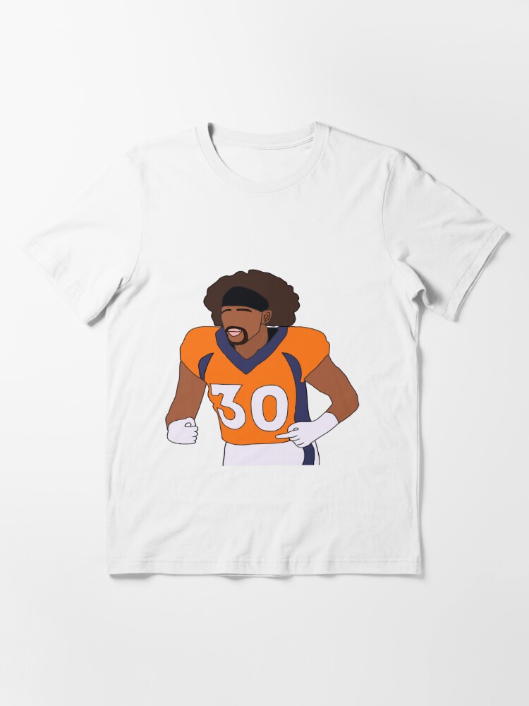 Denver Broncos 30 Phillip Lindsay Signature 3D Hoodie All Over Print - T- shirts Low Price