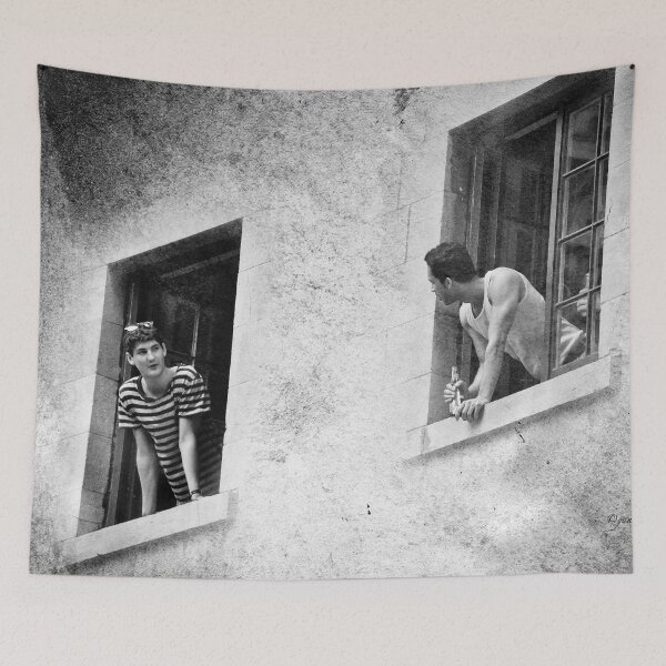 Item preview, Neighbors Chit Chat - Black and White designed and sold by Yannik Hay.