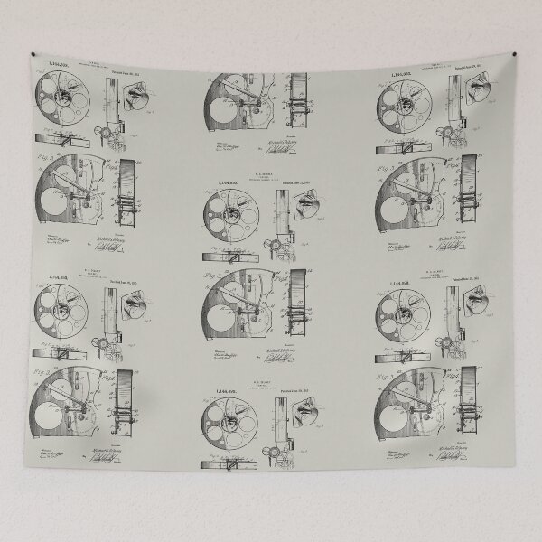 Item preview, Movie Film Reel Camera Patent Prints 1915 designed and sold by MadebyDesign.