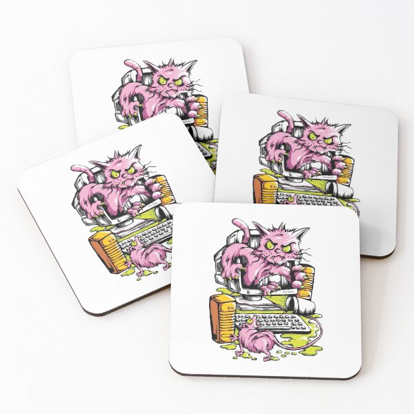 Item preview, Cat, mouse, cartoon, pc, computer designed and sold by DerSenat.