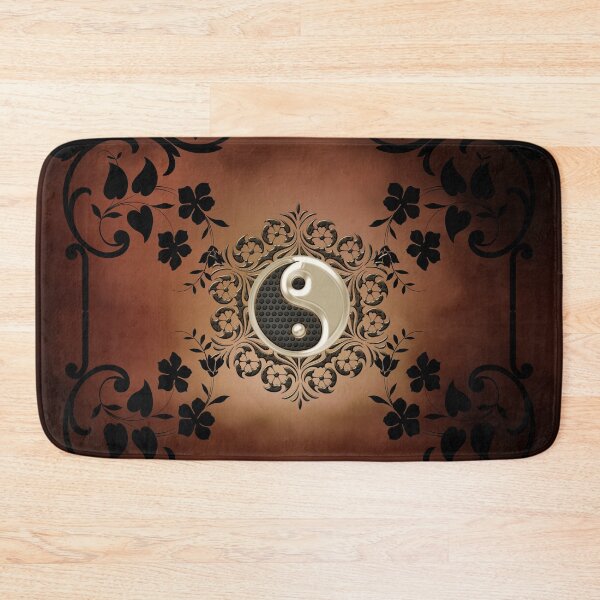 Item preview, The sign ying and yang with flowers designed and sold by nicky2342.