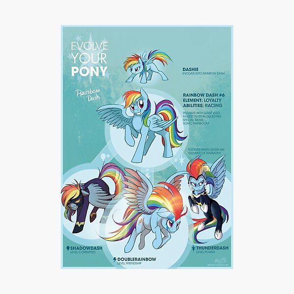 EYP Rainbow Dash Photographic Print