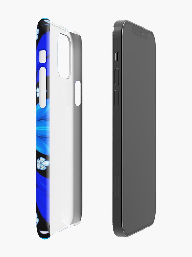 Alternate view of Onyx Beams of Flowers and Gems iPhone Case & Cover