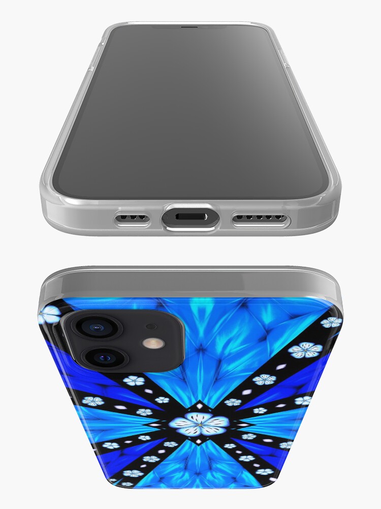 Alternate view of Onyx Beams of Flowers and Gems iPhone Case & Cover