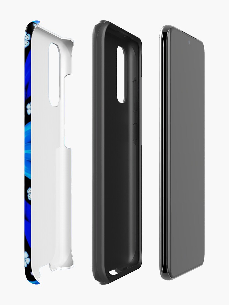 Alternate view of Onyx Beams of Flowers and Gems Case & Skin for Samsung Galaxy