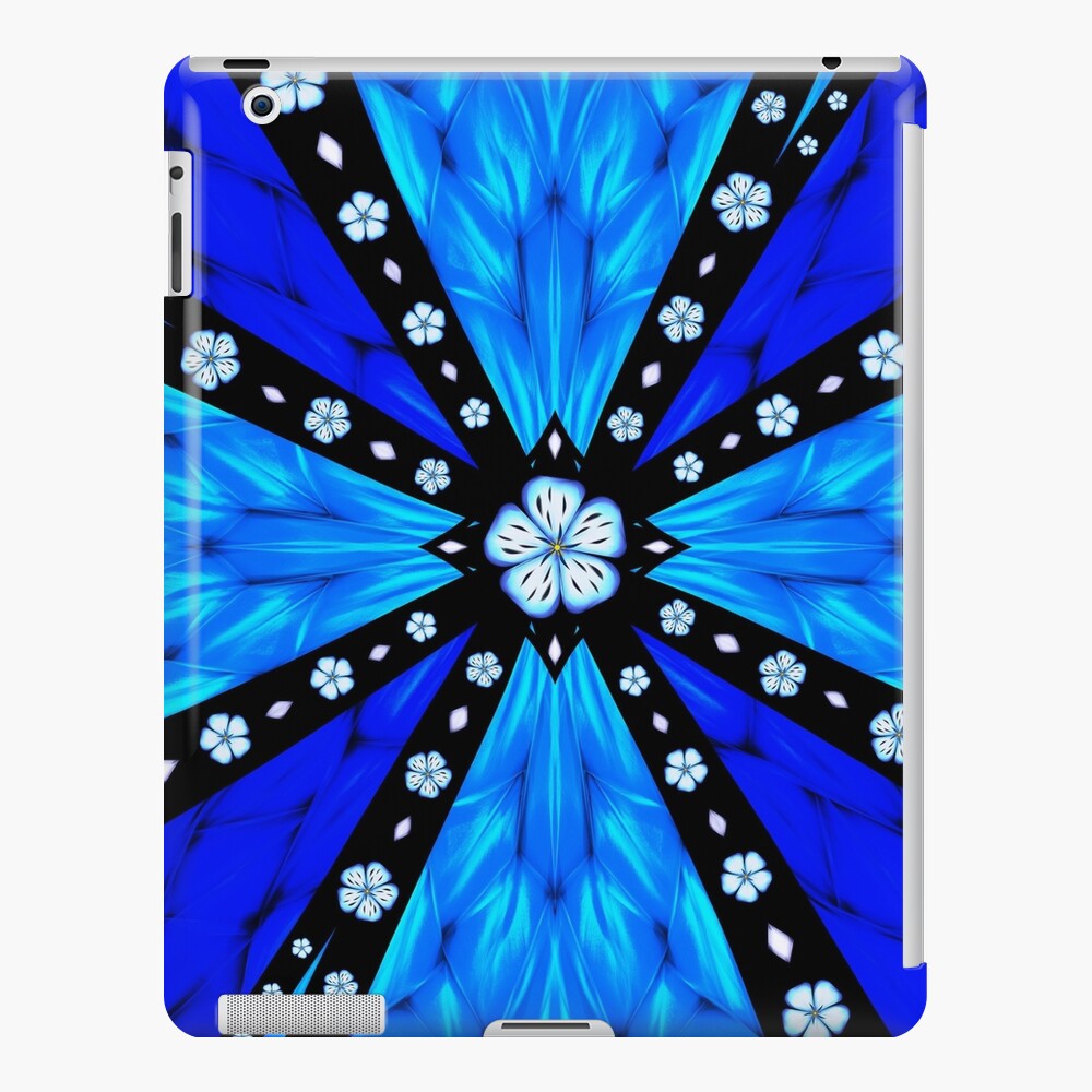 Onyx Beams of Flowers and Gems iPad Case & Skin