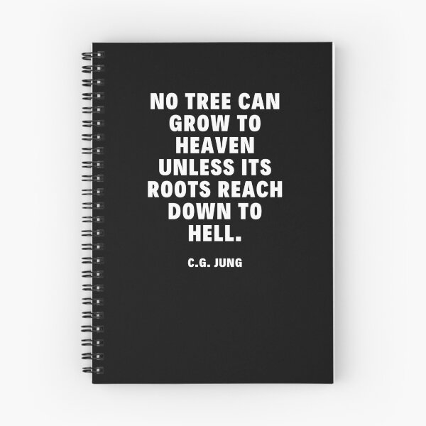 Item preview,  CG Jung 'No tree, it is said, can grow to heaven unless its roots reach down to hell.' designed and sold by isstgeschichte.