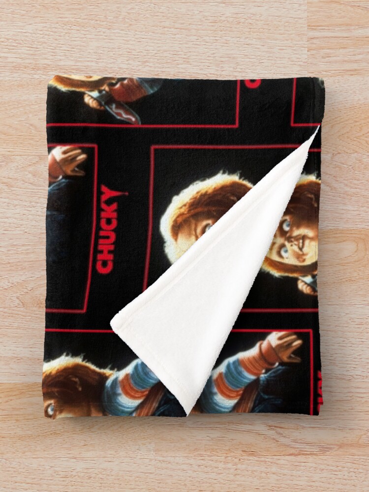 "CHUCKY Childs Play" Throw Blanket for Sale by carlrelentless Redbubble