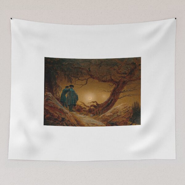 Item preview, Caspar David Friedrich - Two Men Contemplating the Moon designed and sold by vakashop.