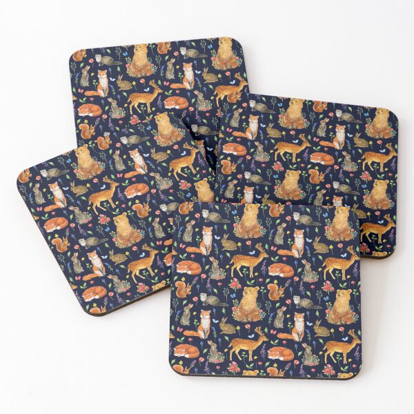 Item preview, cute forest animals designed and sold by mitrushova.