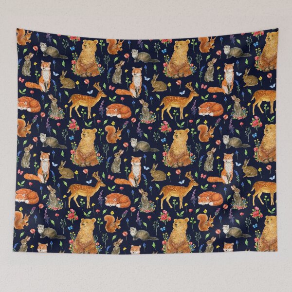 Item preview, cute forest animals designed and sold by mitrushova.