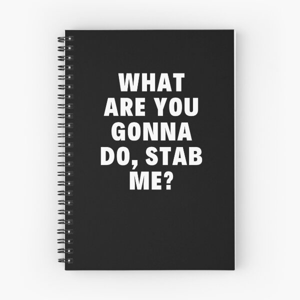 Item preview, What Are You Gonna Do, Stab Me? designed and sold by isstgeschichte.