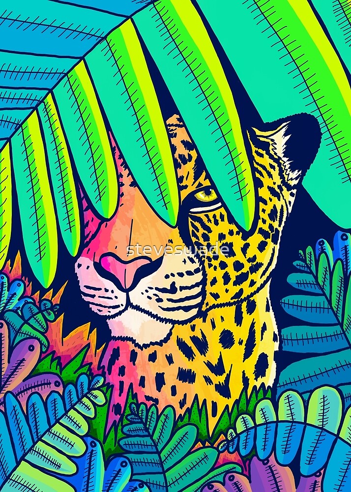 Jungle leopard by steveswade