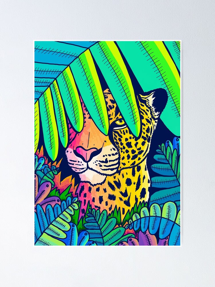 Alternate view of Jungle leopard Poster