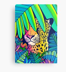 Jungle leopard Metal Print