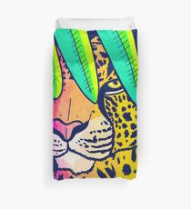 Jungle leopard Duvet Cover