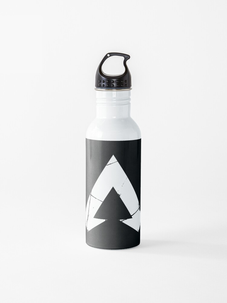 Apex Legends Logo Apex Legends White Symbol Water Bottle By Surik Redbubble